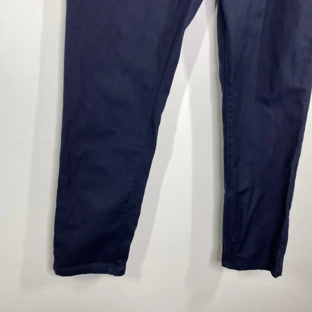 Levi's Navy Blue Cotton Blend Trouser Pants Men's Size 33 x‎ 30
